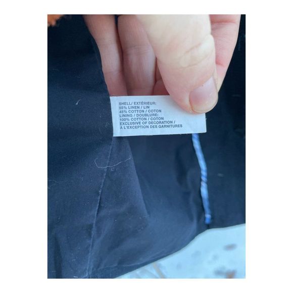 Baby Gap Navy Blue Linen Blend Blazer Sport Coat Sz 18/24M - Picture 3 of 13